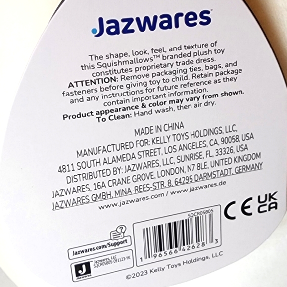 🖤 MOLINDA 🐶 White Bull Terrier Dog Roblox Select Series Original Squishmallow - Picture 7 of 8